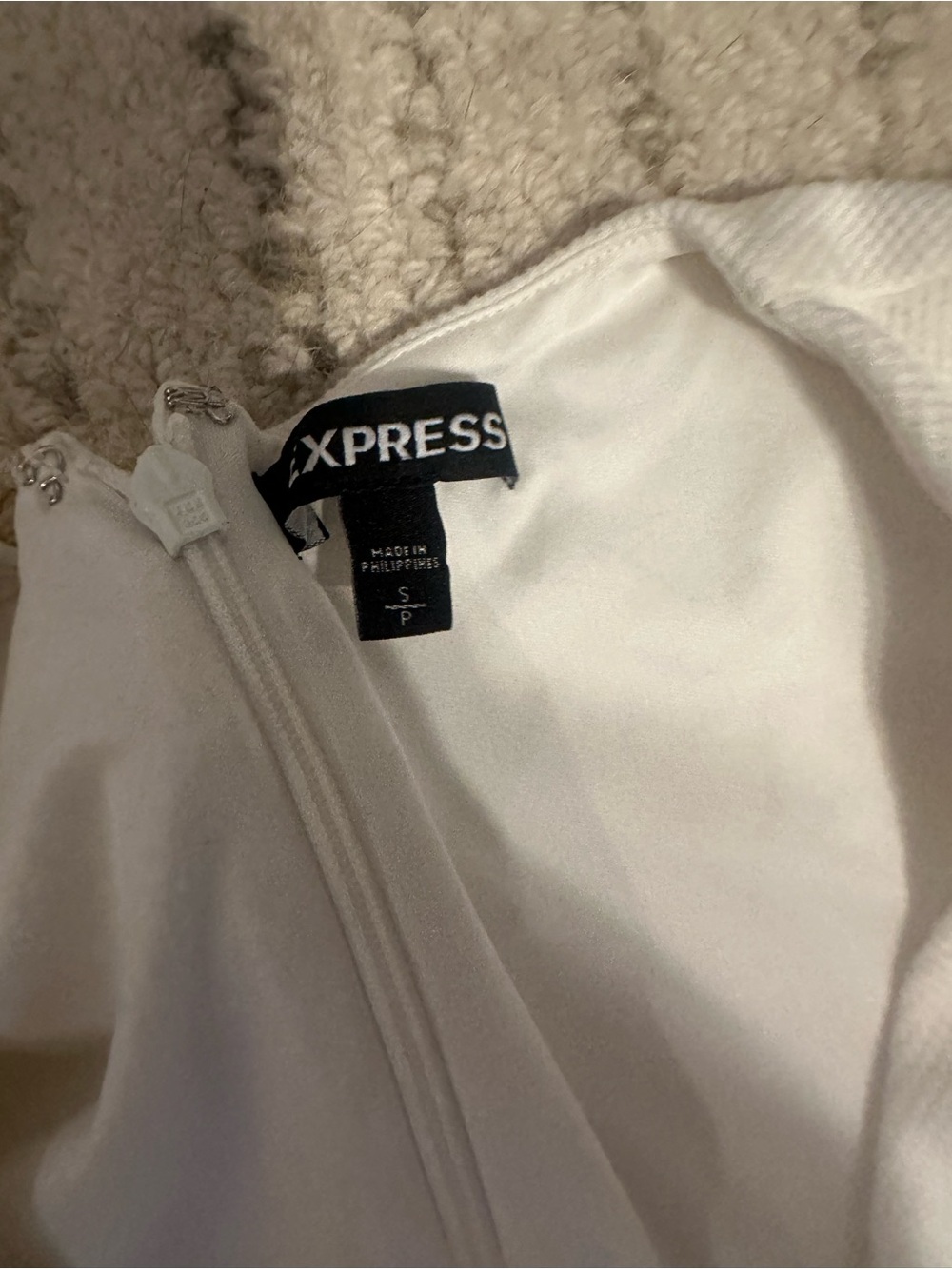 Express White Sheath Dress - Picture 6 of 6